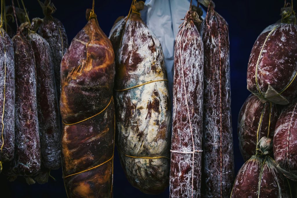 Conservation de saucissons